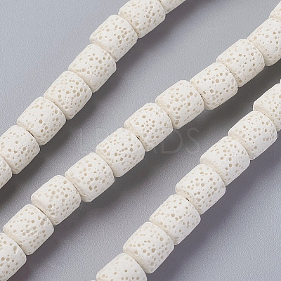 Natural Lava Rock Beads Strands G-F671-04A-01-1