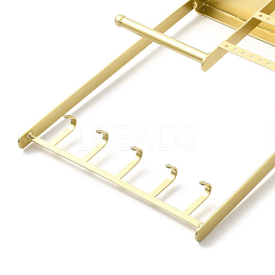 Rectangle Iron Jewelry Display Stands ODIS-F001-01G-1