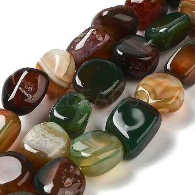 Natural Agate Beads Strands G-H295-D01-05-1