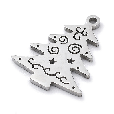 Christmas Theme Anti-Tarnish 304 Stainless Steel Pendants STAS-R003-04P-03-1