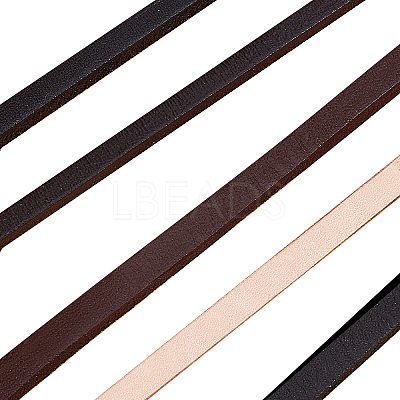 Flat Cowhide Leather Cord WL-GF0001-10A-02-1