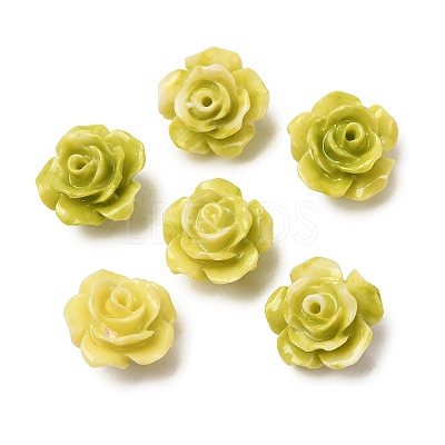 Synthetic Coral Dyed Carved Beads SH-CBAE713-03-1