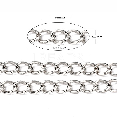 Iron Cuban Link Chains CH-R013-14x10mm-P-1