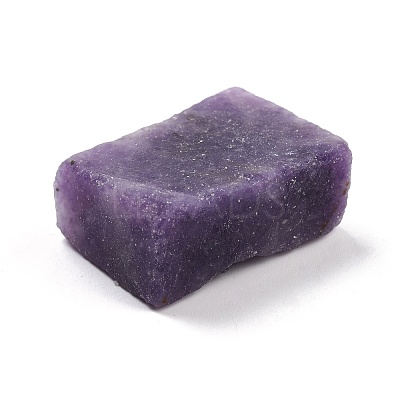Rough Natural Lepidolite/Purple Mica Stone Beads G-D457-02-1