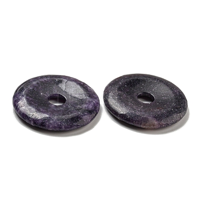Natural Lepidolite Pendants G-P532-01A-04-1