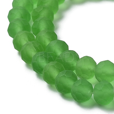 Transparent Glass Beads Strands EGLA-A034-T8mm-MD11-1
