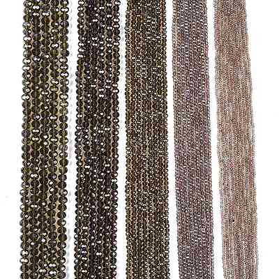Electroplate Glass Beads Strands EGLA-A034-T6mm-A09-1