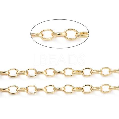 Brass Cable Chains CHC-G005-02G-1