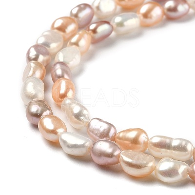 Natural Cultured Freshwater Pearl Beads Strands PEAR-L033-30A-1