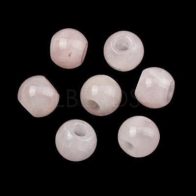 Natural Rose Quartz European Beads GG-CBA02C4-04A-1