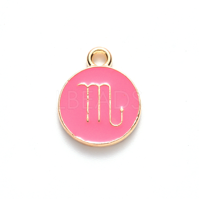 Alloy Enamel Pendants ENAM-S124-01B-03L-1