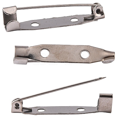 Iron Brooch Findings E021Y-B-1