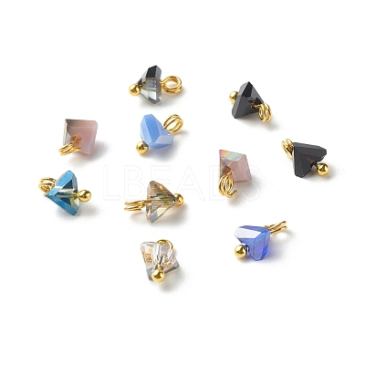 Electroplate Glass Charms PALLOY-JF00821-05-1