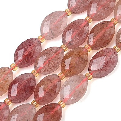 Natural Strawberry Quartz Beads Strands G-A295-A09-01-1