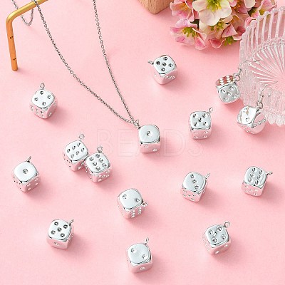 Plating Acrylic Pendants OACR-CJC0005-05-1