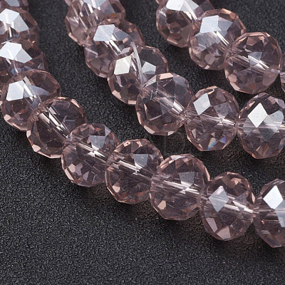 Glass Beads Strands X-GR10MMY-39L-1