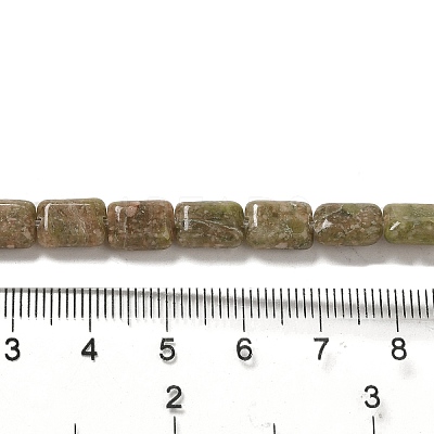 Natural China Unakite Beads Strands G-G085-A27-01-1