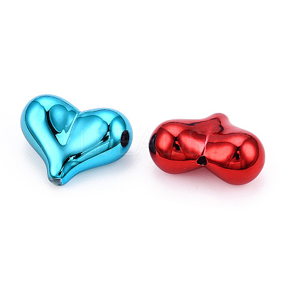 UV Plating Acrylic Beads X-PACR-C005-10-1