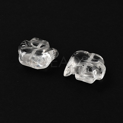 Chinese Zodiac Natural Quartz Crystal Carved Beads G-D300-01D-1