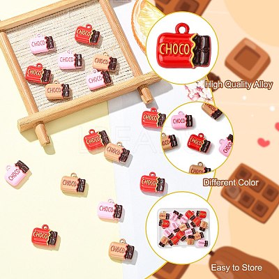 18Pcs 3 Styles Zinc Alloy Pendants FIND-CJ0005-50-1