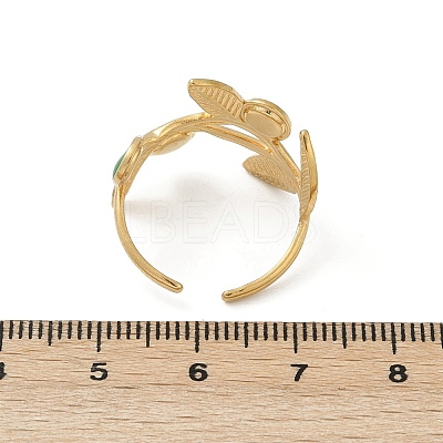 304 Stainless Steel Adjustable Cuff Rings RJEW-Q015-03G-B-1