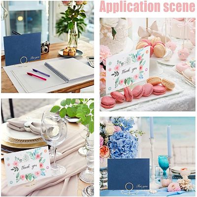 Alloy Place Card Holder DJEW-WH0018-22-1
