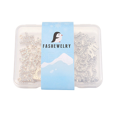 2 Sets 2 Colors Zinc Alloy Pendants ALRI-FW0001-02-1