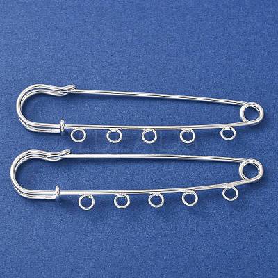 Iron Safety Pins Brooch Findings RN-CBAB9AC-03S-1