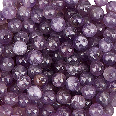 Natural Grade B Amethyst Beads G-PA0002-59A-1