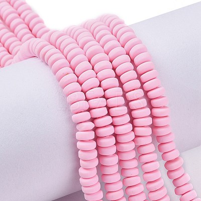 Handmade Polymer Clay Beads Strands CLAY-N008-008F-1