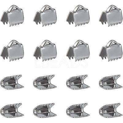 304 Stainless Steel Ribbon Crimp Ends STAS-UN0001-97A-1