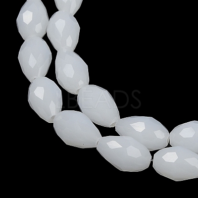 Electroplate Imitation Jade Glass Beads Strands EGLA-N013-J10mm-D03-1