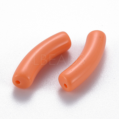 Opaque Acrylic Beads MACR-S372-002B-S025-1