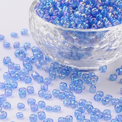 6/0 Round Glass Seed Beads SEED-US0003-4mm-166-1