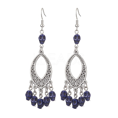 2 Pairs Brass Dangle Earrings EJEW-JE05890-04-S-1