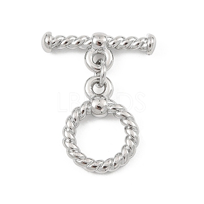 SHEGRACE Brass Toggle Clasps XGR0121P-156P-1