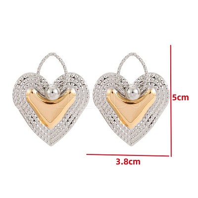 Alloy Stud Earrings for Women WG77B71-01-1