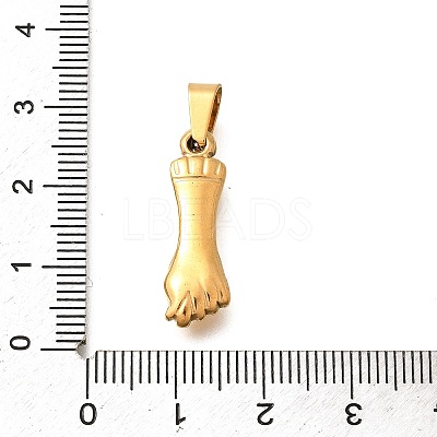 201 Stainless Steel Pendants STAS-Q344-05B-G-1
