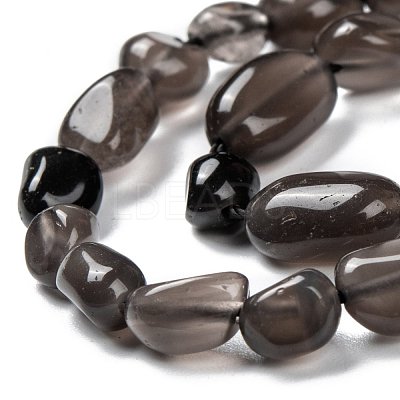 Natural Ice Obsidian Beads Strands G-G018-34-1