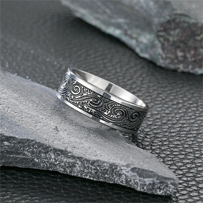 667 201 Stainless Steel Finger Rings for Men FS-WG4F4E6-03-1