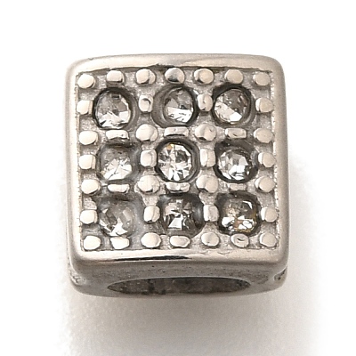 304 Stainless Steel Rhinestone Beads STAS-G350-21P-1