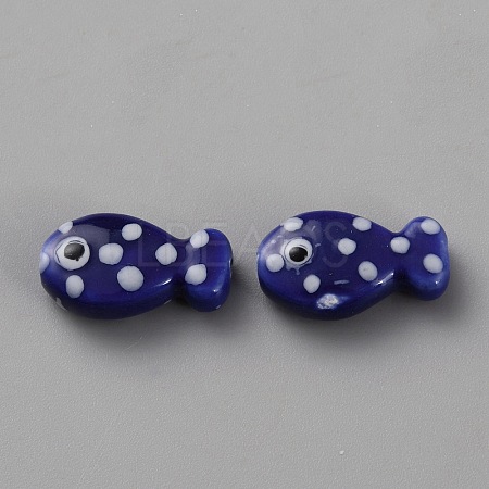 Handmade Porcelain Beads PORC-WH20001-02C-1