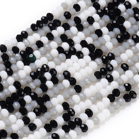Glass Beads Strands GLAA-F106-B-15-1