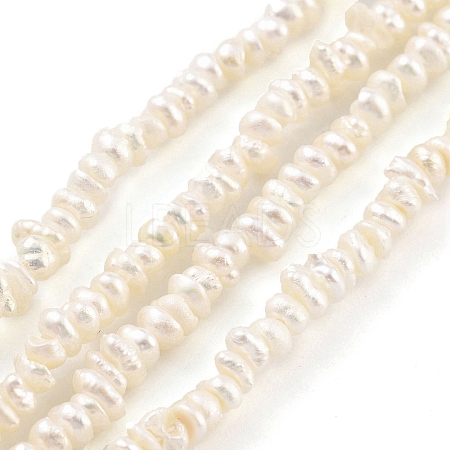 Natural Keshi Pearl Cultured Freshwater Pearl Beads Strands PEAR-C003-38-1