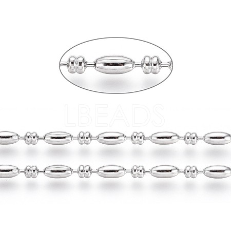 Non-Tarnish 304 Stainless Steel Ball Chains CHS-L024-022A-1
