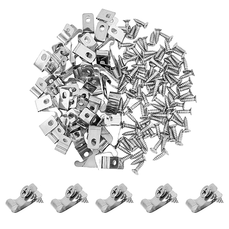 100Pcs 304 Stainless Steel Screws AJEW-DC0001-03-1