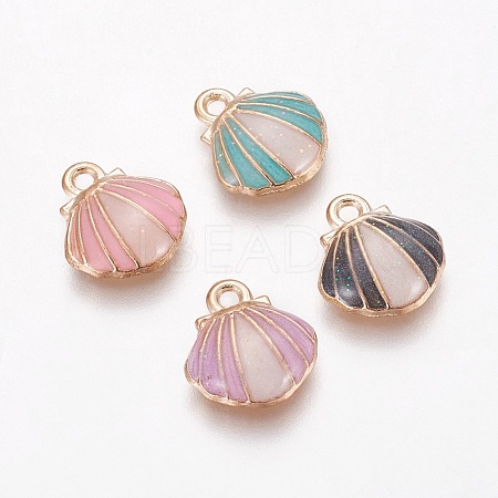 Alloy Enamel Charms X-PALLOY-F224-05G-1