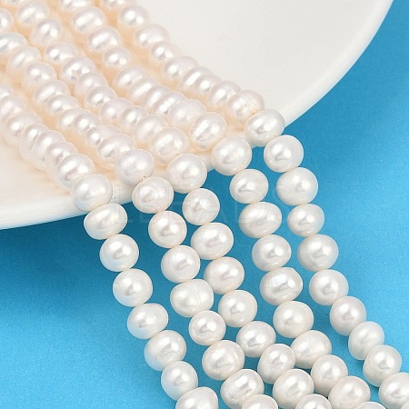 Natural Cultured Freshwater Pearl Beads Strands PEAR-I007-07Y-03A-1