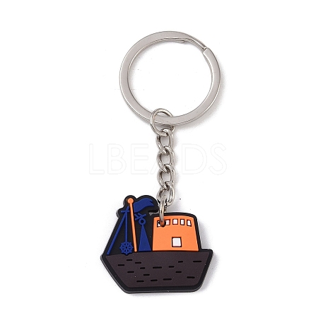 Cartoon PVC Pendant Keychain KEYC-U001-01F-1