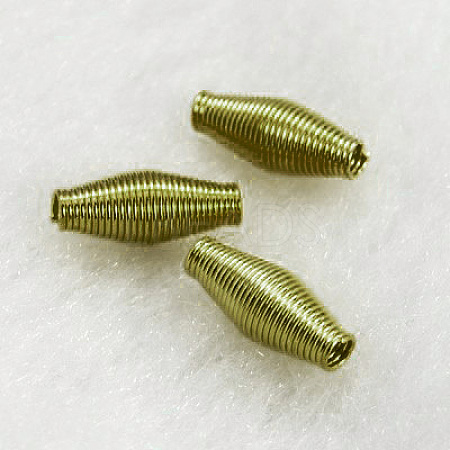 Steel Spring Beads STAS-D004-AB-1